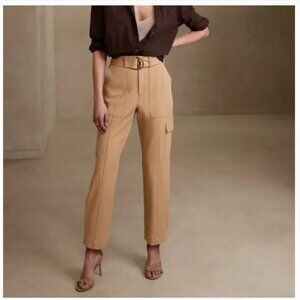 Banana Republic Refined Utility Pant, size 4, Whiskey Brown. EUC, never worn.